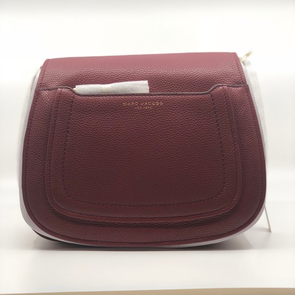 Marc Jacobs Empire City Messenger Bag Dark Red - Picture 2 of 9